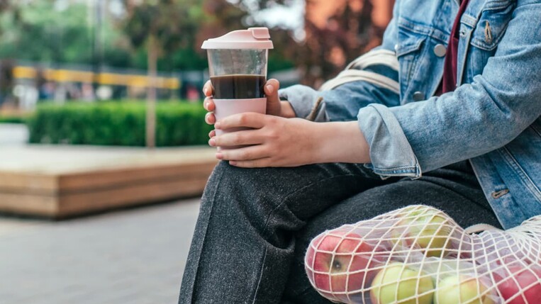 Re-usable coffee cup as a promotional article