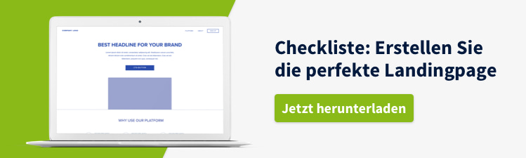 Checkliste "Die perfekte Landingpage"