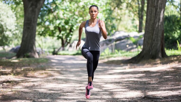 woman running