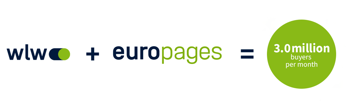 wlw + EUROPAGES = 4.0 million buyers per month