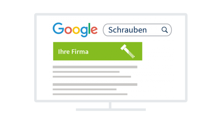 Schematische Darstellung Google Ads