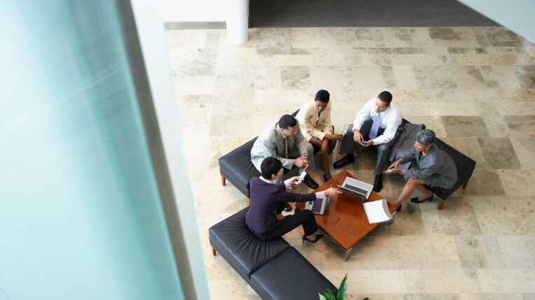 meeting seen from above